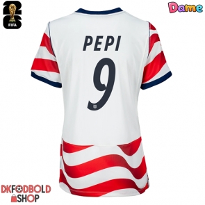 Forente stater Ricardo Pepi #9 Hjemmebanetrøje Dame VM 2026 Kort ærmer